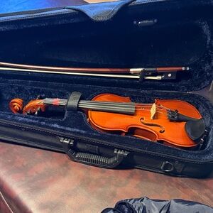 Hoffman Violin with Bow in Case 1/8 size